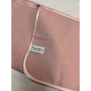 Vintage Christian Dior Paris Pink Tablecloth 4 Placemats Set